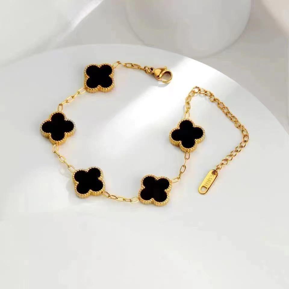 Clover Leaf Chain Bracelet