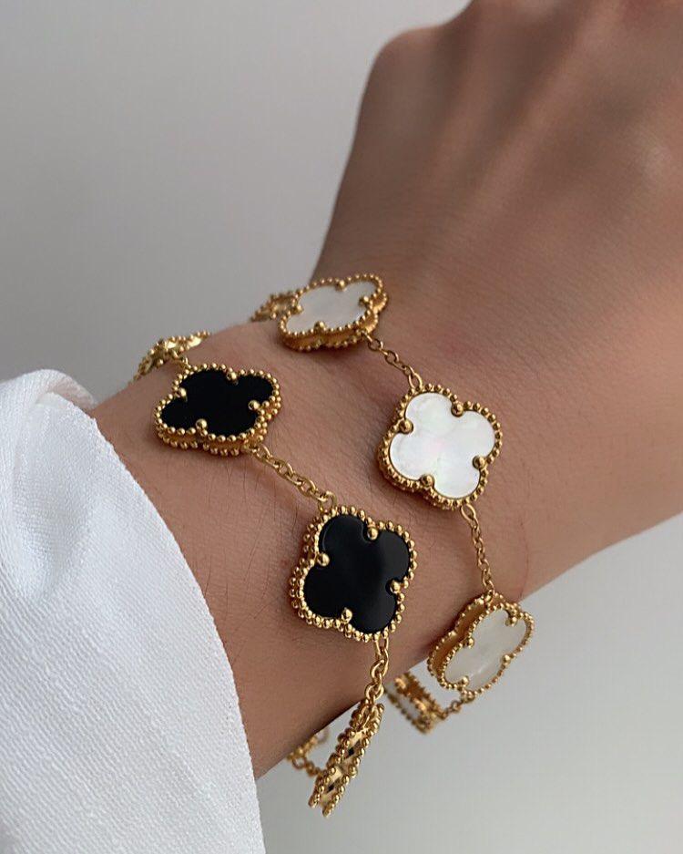 Clover Leaf Chain Bracelet
